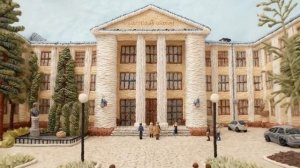 Корпус Ивановского Политеха в уютном вязаном тренде