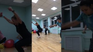 Функциональная тренировка с гантелями по 1 кг.!