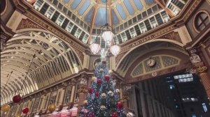 Ночная прогулка в рождественских огнях Лондона 2025 - Волшебные витрины, рынки и улицы