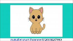 Как нарисовать милого котенка для начинающих