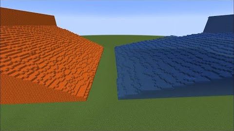 Бесконечная вода VS Бесконечная лава в Майнкрафте