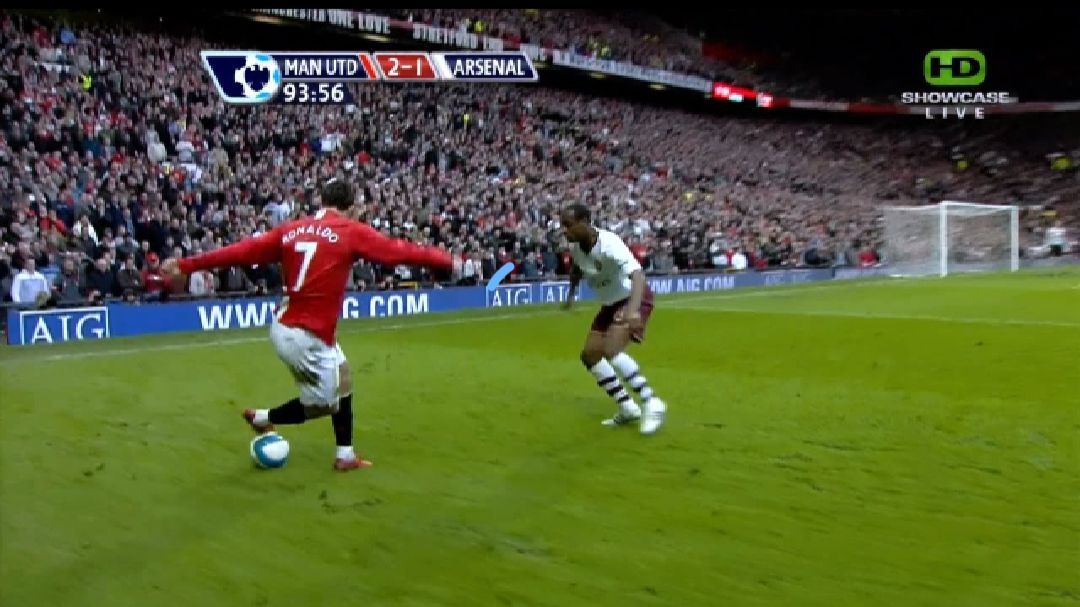 КРИШТИАНУ РОНАЛДУ VS АРСЕНАЛ 2008