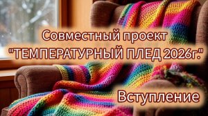 СП "Температурный плед с Екатериной Шурм 2026г" Вступление