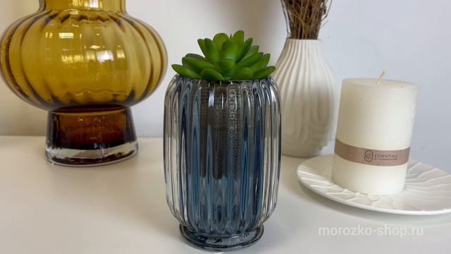 Стеклянный подсвечник БЕЛЕЦЦА СЭМПЛИЧЕ, лавандовый, 12 см, 105856-85-1