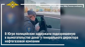 В Югре полицейские задержали подозреваемую в вымогательстве денег у гендиректора нефтегазовой фирмы