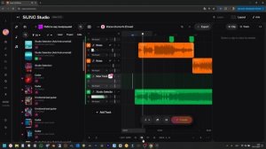 Доработка аранжировки в GAW Suno Studio.