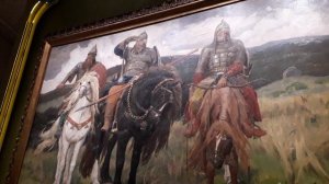 Санкт-Петербург. Русский музей. Выставка Васнецова. Вся информация о трёх богатырях.