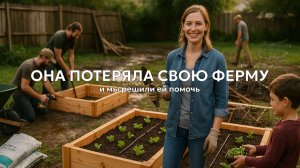 Её сад разрушили — мы построили новый