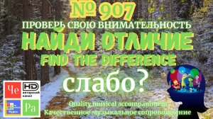 "Найди отличие" / "Spot the Difference" _ выпуск № 907