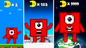 🟩🔴🔶Кубик не может остановить свой рост! Что же будет?