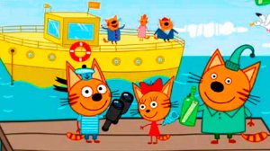 ТРИ КОТА ЗНАКОМСТВО С КИТОМ - ТРИ КОТА МУЛЬТИК ДЛЯ МАЛЫШЕЙ