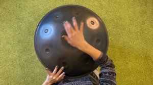 Ханг D Pentatonic из пружинной стали #ханг #handpan