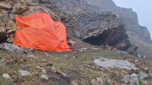 Жизнь в замёршей деревне.