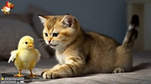 Утята и Цыплята - Кошки и котята, Собаки и щенята (313) Хвостики да Усики ❣️