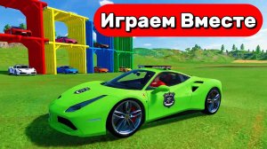 МУЛЬТИКИ ПРО РАЗНОЦВЕТНЫЕ СПОРТИВНЫЕ МАШИНКИ НА ФЕРМЕ ДЛЯ ДЕТЕЙ 🚗 ВЫБИРАЕМ САМУЮ КРУТУЮ МАШИНКУ