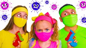 Микробы— Детская песенка с Майей и Машей+Детские сборники