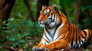 Животный мир: Тигр: Царь природы на грани исчезновения.