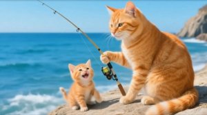 🐾 Добрые и познавательные мультики для детей: приключения рыжего котика! #7 🐾