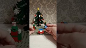 четыре простые новогодние игрушки из Lego