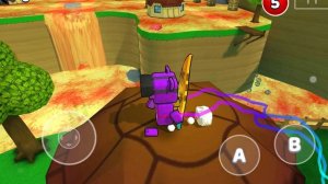 Я прошёл миссию пол это лава в черепахограде в Super Bear Adventure!