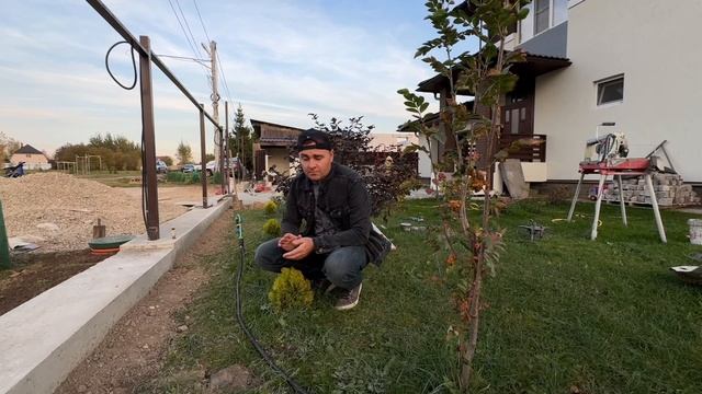 Полезное для вашего участка! Капельный полив своими руками. Парковка перед домом 🔥