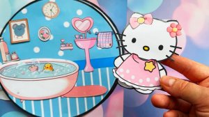 Hello Kitty 🐱 Создаем бумажный домик