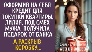 Оформив на себя кредит для покупки квартиры, Лилия получила подарок от банка… А раскрыв коробку…