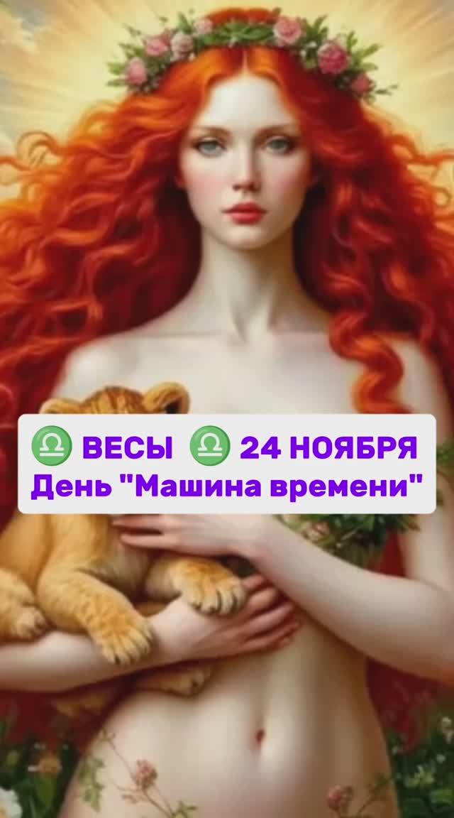 24 НОЯБРЯ ВЕСЫ ♎ Гороскоп #гороскоп #гороскопдня #прогнознадень