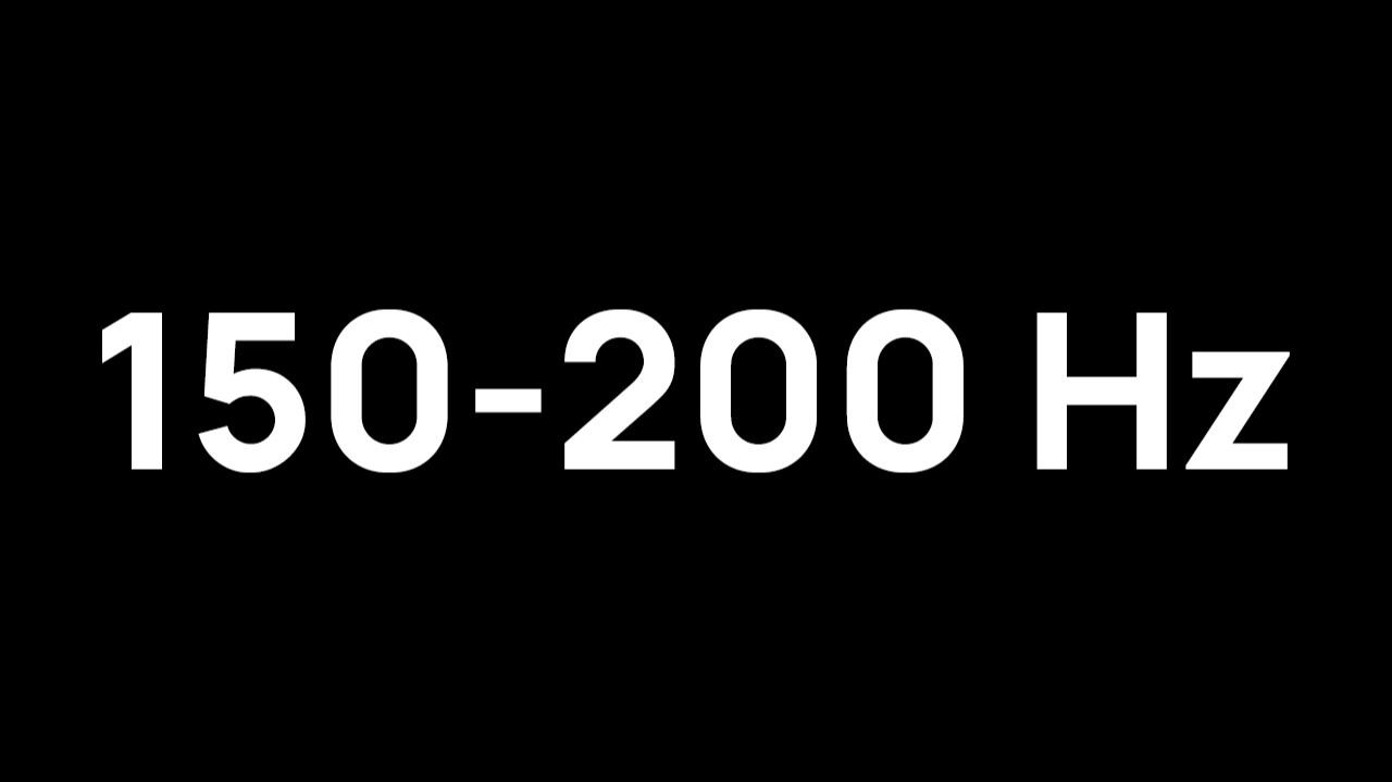 Звуки для соседей - 150 - 200 герц, переходы