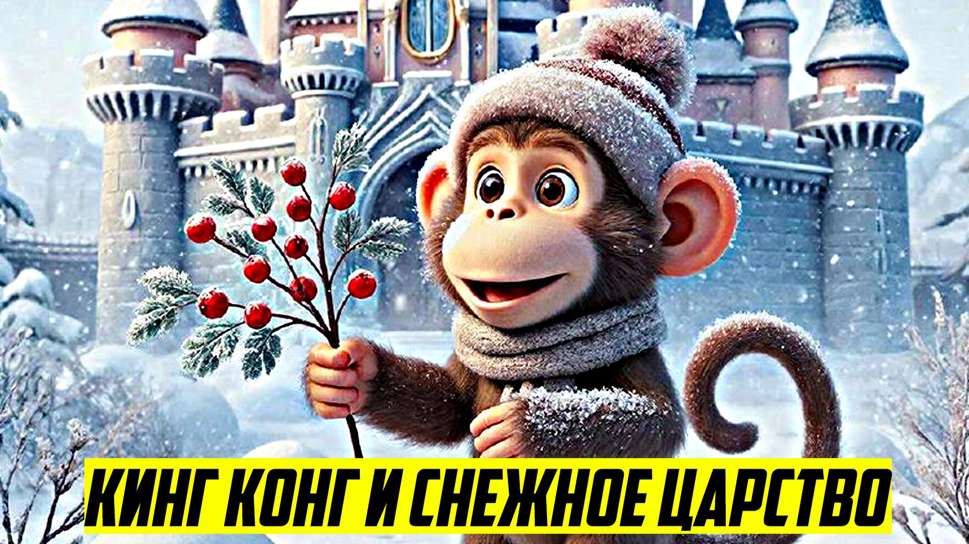 Сказки на ночь для малышей|Кинг Конг и снежное царство|Слушать сказки перед сном|Аудио сказки|Сказка смотреть онлайн