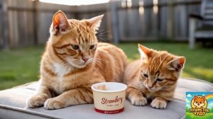 МУЛЬТФИЛЬМ ДЛЯ ДЕТЕЙ, Котенок купается в бассейне вместе с друзьями