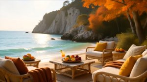 Релакс, море, скалы, уютное место. Relaxation, sea, rocks, a cozy place.