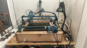 Доработка вентиляции для лазерного станка на балконе