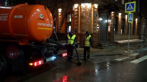 В Нижнем Новгороде бригады круглосуточно работают на дорогах