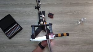 171. Заточка кухонного ножа, тестируем абразивы Grind Stone ОА