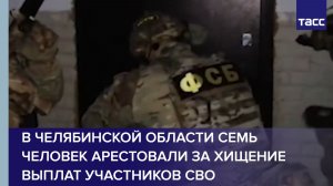 В Челябинской области семь человек арестовали за хищение выплат участников СВО