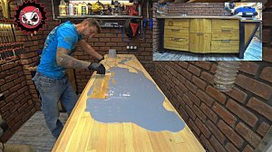 Переустройство мастерской вечный процесс, обновление старого верстака.