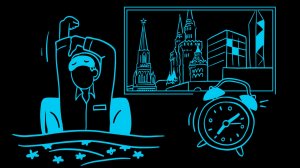 Городской потребитель. Москва 2030. Видео анимация для выставочного стенда