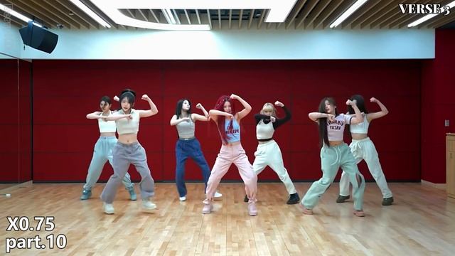 nmixx-dice dance tutorial slowed (видео не моё)