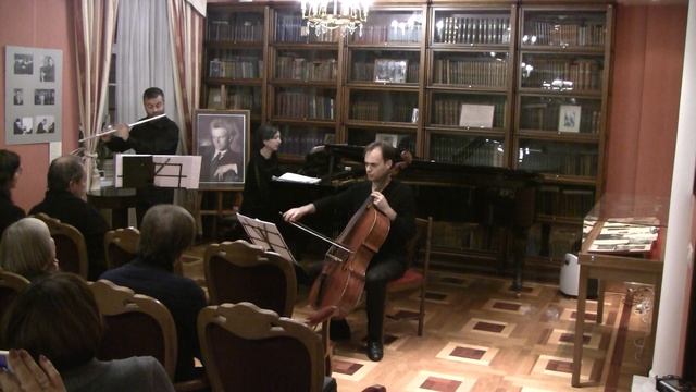 Astor Piazzolla: Oblivion for flute, cello and piano смотреть онлайн