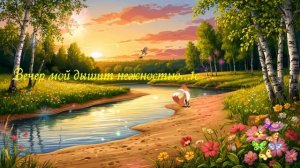 Вечер мой дышит нежностью...1с ВИДЕО ПЕСНЯ В ДУШУ