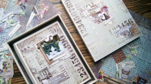 КРАТКИЙ ОБЗОР | КОРОБКА ДЛЯ АЛЬБОМА О КОШКЕ | ДОСЬЕ | СКРАПБУКИНГ