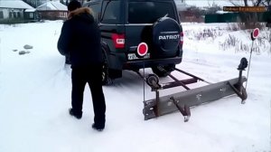 Снегоочиститель. А где снег то? Как вам идея для чистки снега.