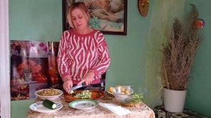 Жизнь в деревне. Готовлю окрошку старым рецептом