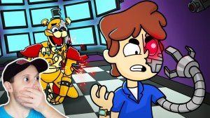 Страшная тайна Грегори. Фнаф Секьюрити Брич Анимация. Фнаф 9 мульты | Реакция