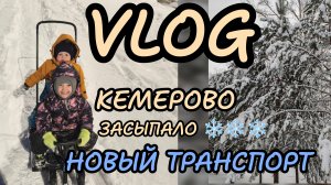 Будни многодетной семьи ❄️ новый транспорт ☃️Кемерово засыпает снегом ❄️☃️☃️☃️