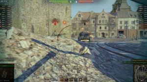 Мир танков. Бой на ИС-7. ПОЛИГОН. ХИММЕЛЬСДОРФ. Взял 2 фрага. Победа.