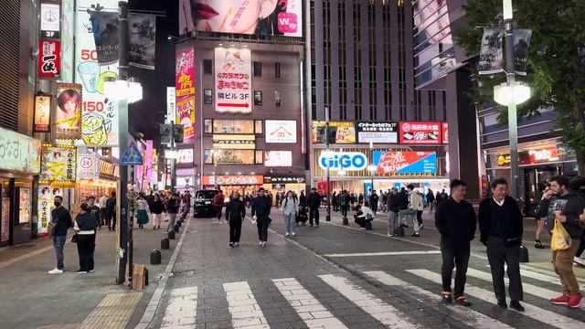Токио район красных огней прогулка по Синдзюку Кабукичо и Сибуя 🏮