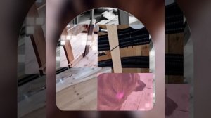 1000040917.mp4 (Собака смотрит на монтаж э/проводки (план. э/вентиляции в ванной) в доме А-фрейм)