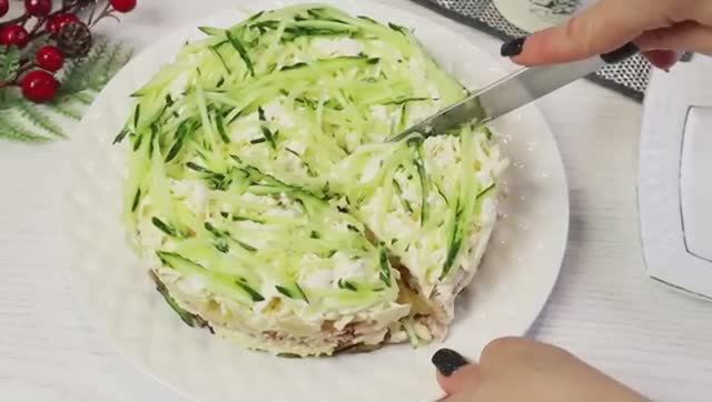 Зимний Фьюжн Салат, который я буду готовить На Новый Год 2026